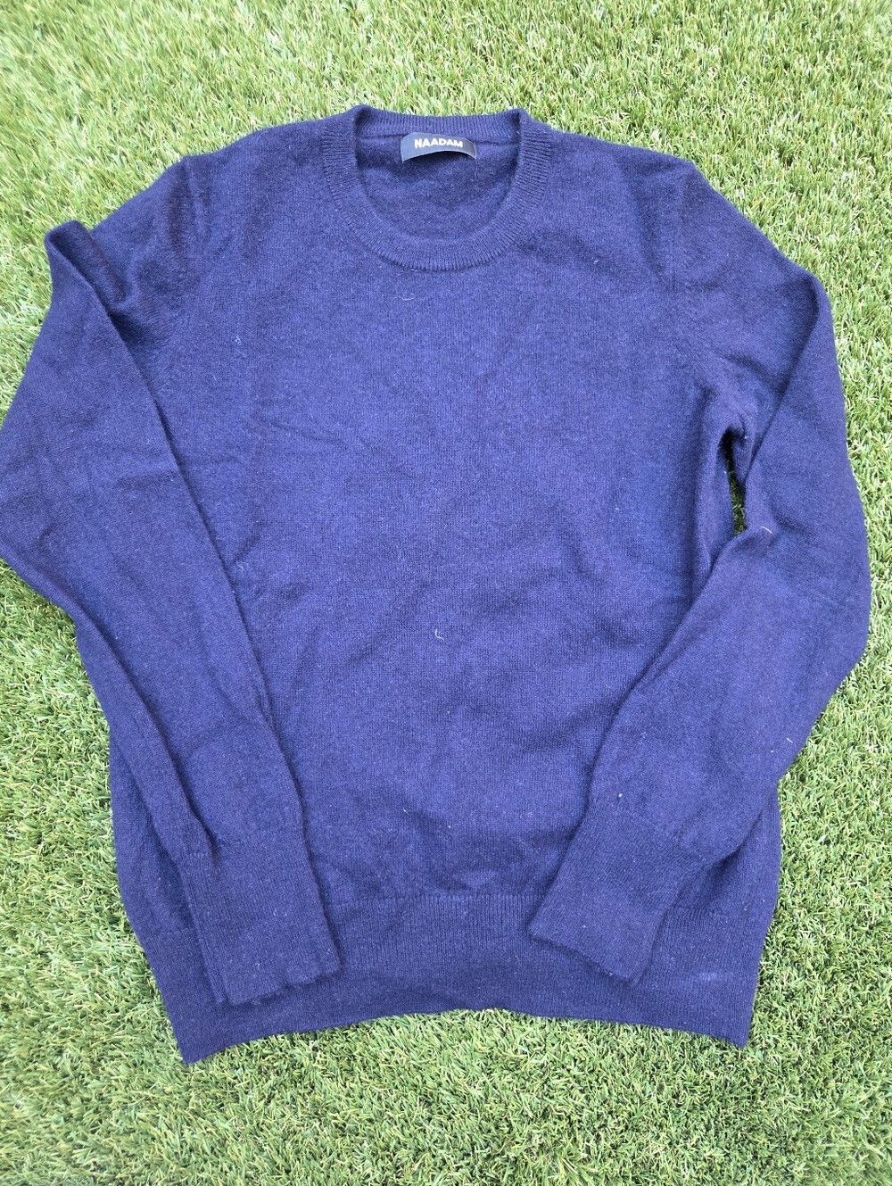 Nadaam Cashmere Crew - Navy - Small